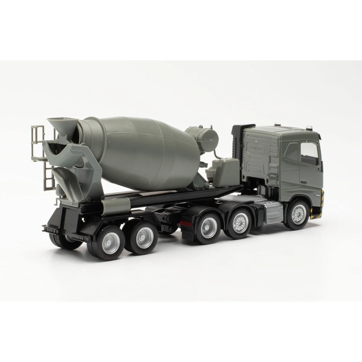 Herpa 316224 Volvo FH Flat Roof Concrete Mixer Truck 2020 (6x2), Gr...