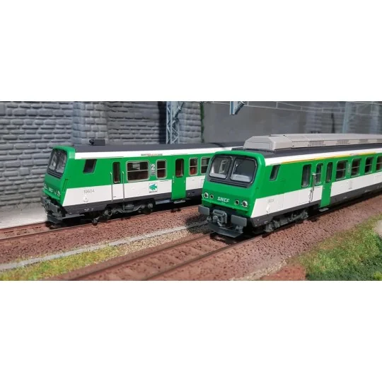 Piko_96435-Piko 96435 Autorail électrique SNCF, Z2 Z 9604, Livré vert, TER Bretagne, digital sonore