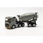 Herpa_316224-Herpa 316224 Camion Semi-remorque toupie Volvo FH flat Roof 2020 (6x2), gris/jaune