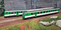 Piko 96434 SNCF electric railcar, Z2 Z 9604, Green livery, TER Bret...