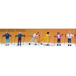 Preiser 10312 characters, cross-country skiing - Preiser_10312