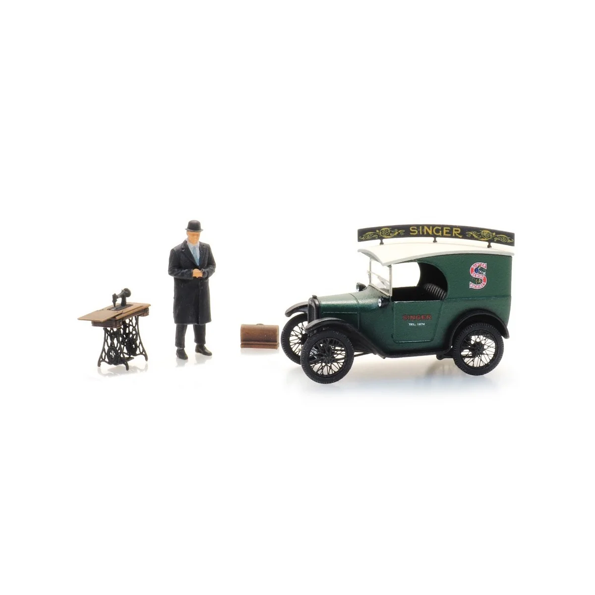 Artitec 387.531 Austin 7 Van "Singer" + seller - Arti_387.531
