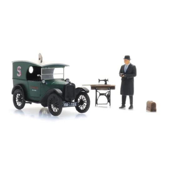 Artitec 387.531 Austin 7 Van "Singer" + seller Arti_387.531-Artitec 387.531 Austin 7 Van "Singer" + seller