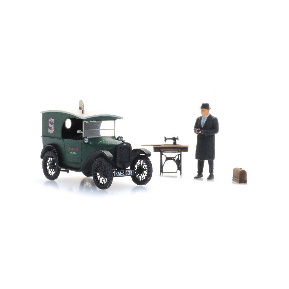 Artitec 387.531 Voiture Austin 7 Van "Singer" + vendeur Artitec Arti_387.531 - 5