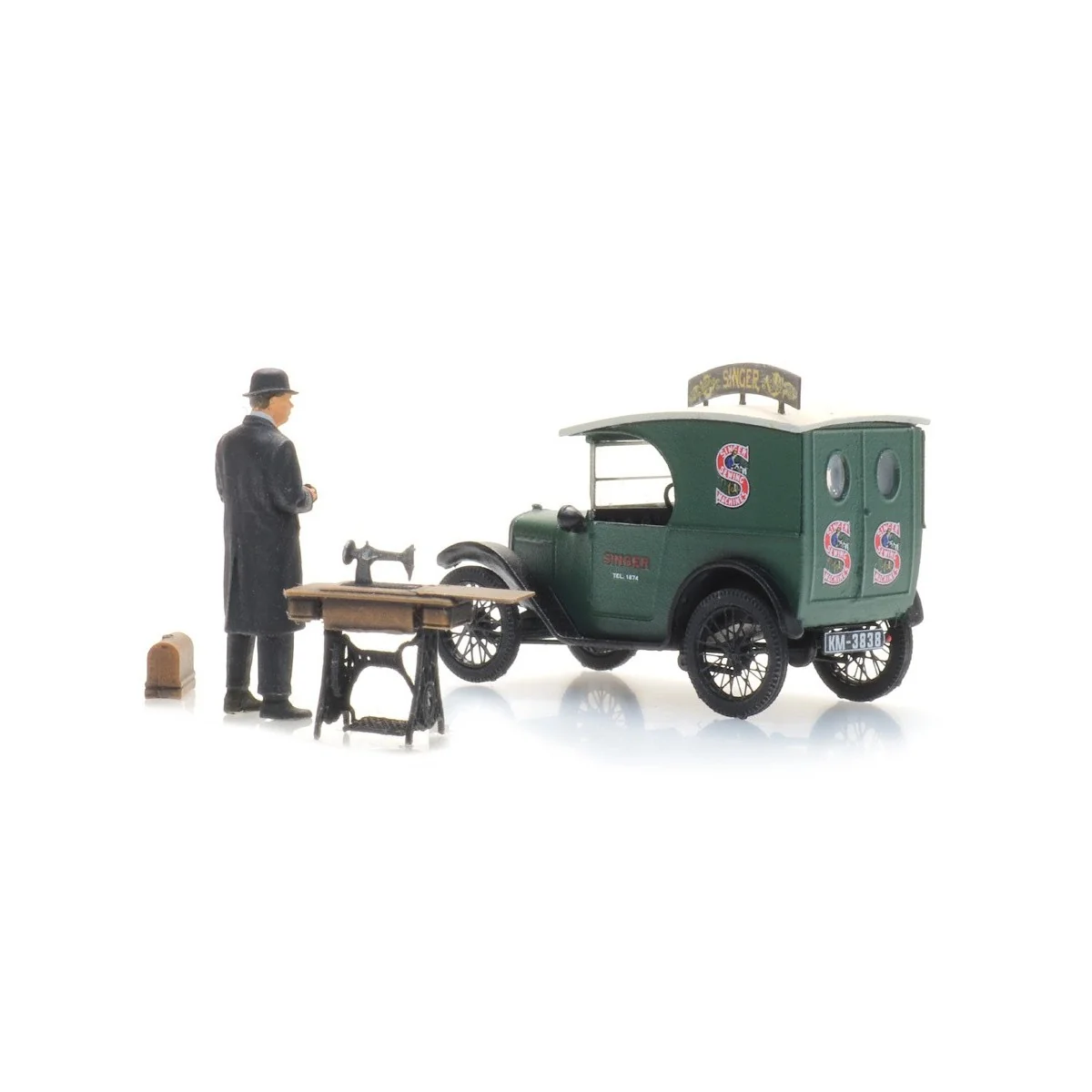 Artitec 387.531 Austin 7 Van "Singer" + seller - Arti_387.531