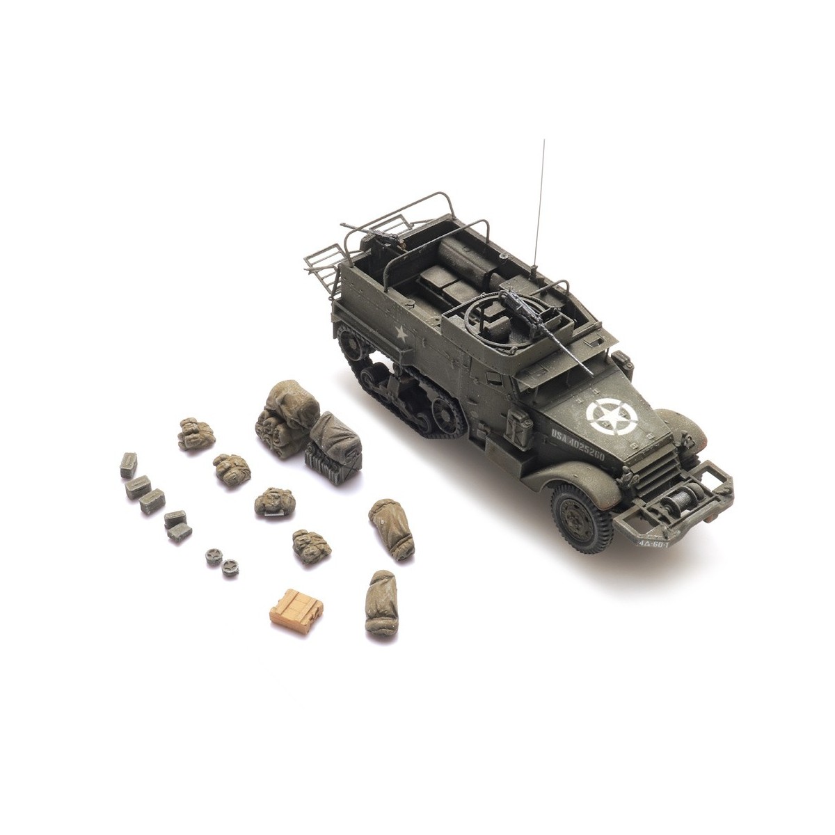 Artitec 6870435 Véhicule Halftrack US M2A1 de reconnaissance Artitec Arti_6870535 - 7