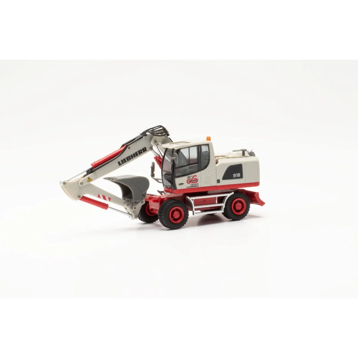 Herpa 316491 Liebherr A 918 Litronic wheeled excavator "Schlenter A... Herpa 316491 Liebherr A 918 Litronic wheeled excavator "Schlenter A...