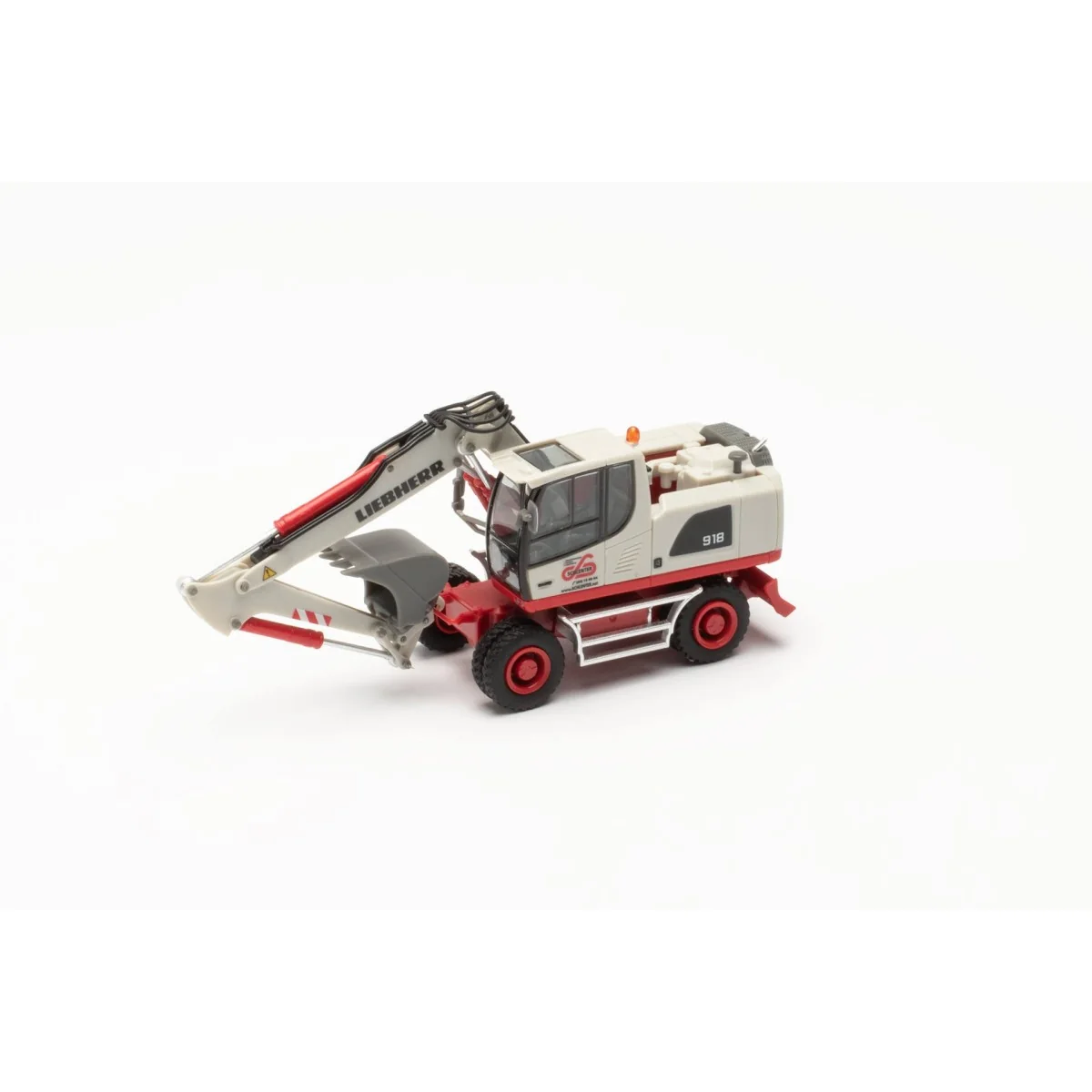Herpa 316491 Liebherr A 918 Litronic wheeled excavator "Schlenter A...