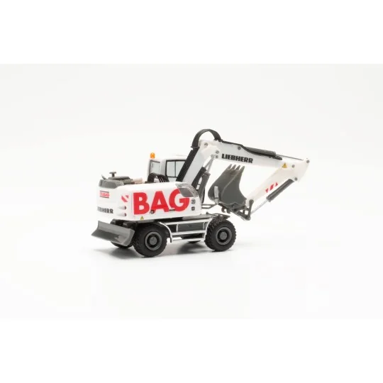 Herpa_316484-Herpa 316484 Pelleteuse sur pneus Liebherr A 920 Litronic "STRABAG"