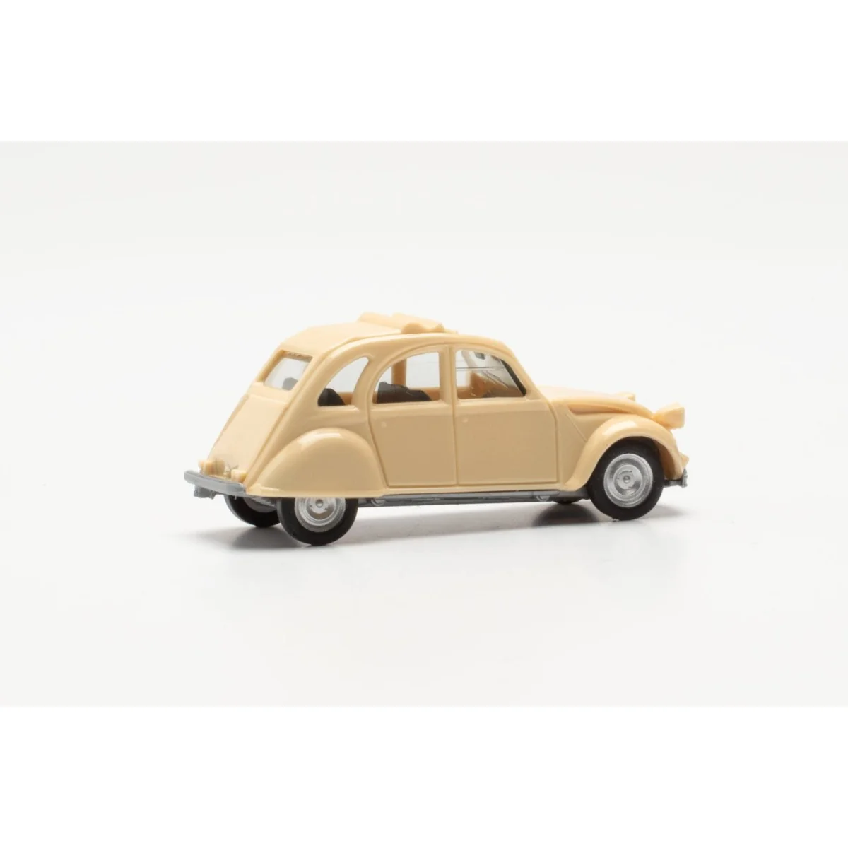 Herpa 020824-007 2CV Car with Open Top, Ivory Herpa 020824-007 2CV Car with Open Top, Ivory