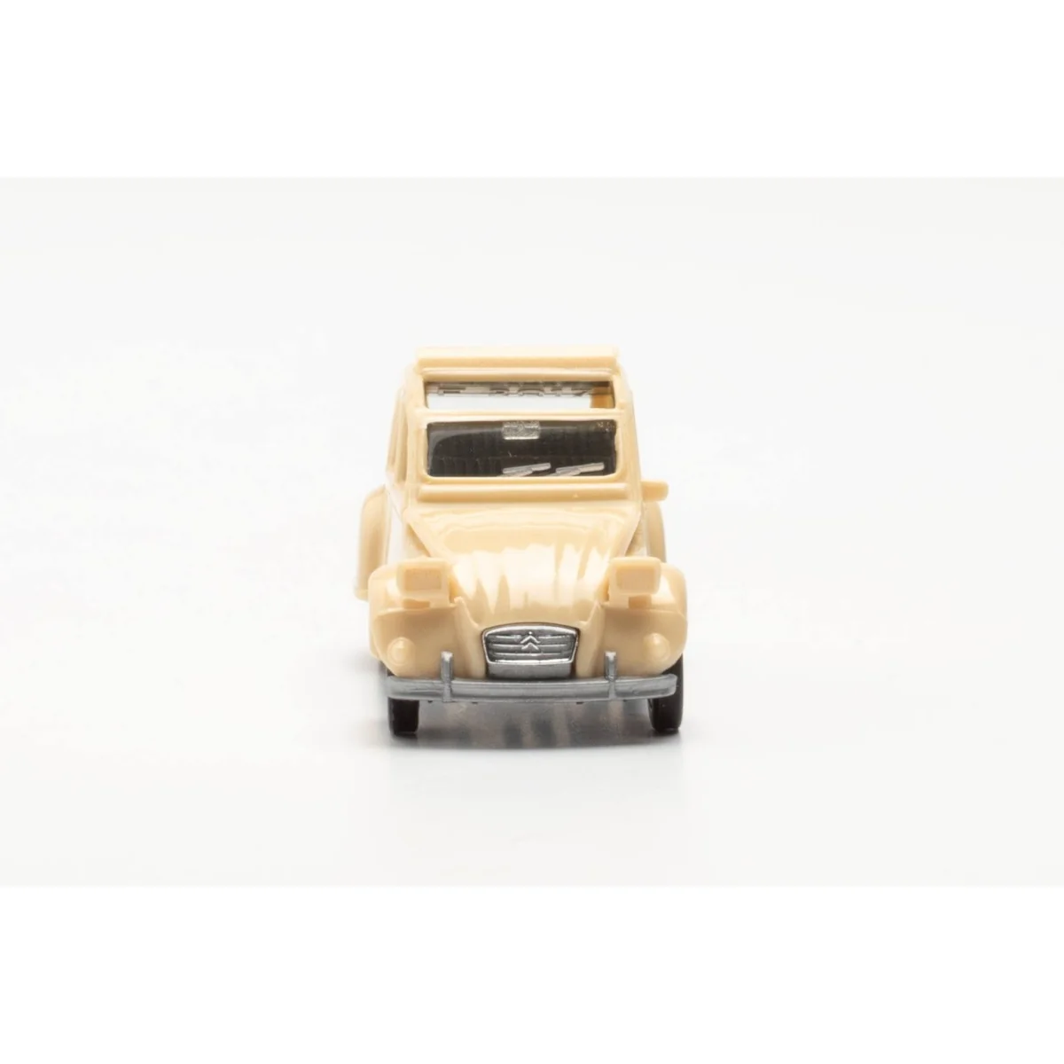 Herpa 020824-007 2CV Car with Open Top, Ivory - Herpa_020824-007