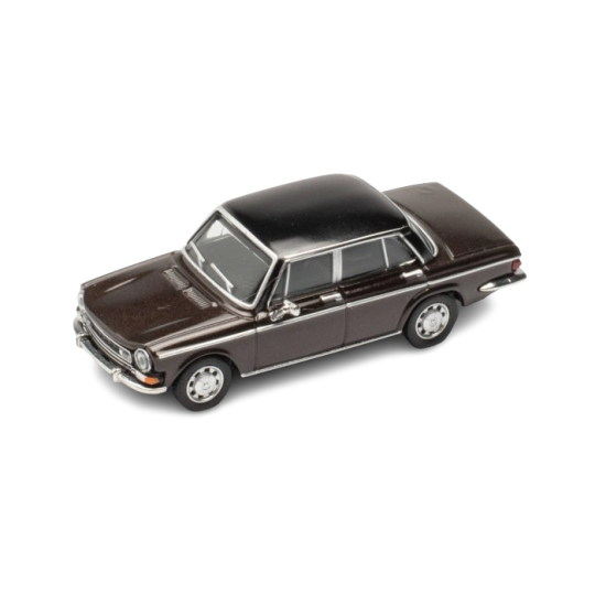 Herpa_430746-002-Herpa 430746-002 Voiture Simca 1301 Spécial, marron/noir