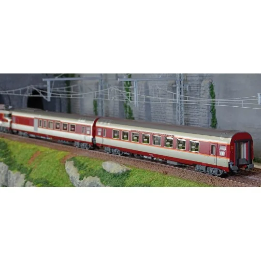 Lsm_11003-Ls Models 11003 Set Grand Confort Capitole Locomotive électrique CC 6513 SNCF + A4Dtux + A8tu, livrée origine, sud-ouest