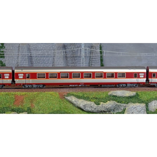 Lsm_40083DC-LS Models 40083DC Set de 3 voitures Grand Confort Capitole A8tu + A8u + Vru, livré origine, Sud-Ouest, éclairées