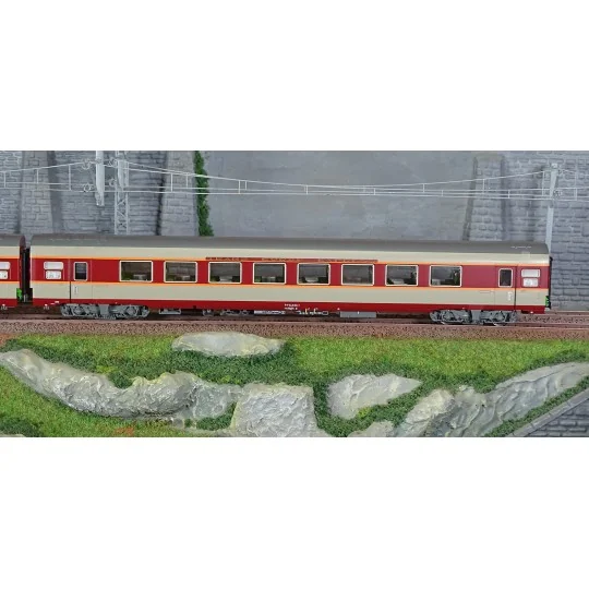 Lsm_11004-LS Models 11004 Grand Confort Etendard Set: SNCF BB 7233 Locomotive + A4Dtux + A8tu, original livery, southwest