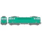 MB-203.S-Ree Modeles MB203.S BB 9218 electric locomotive, Green, without skirts, without red lights, BORDEAUX, sound, motorized pantograp