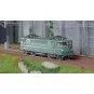 MB-203-Ree Modeles MB203 BB 9218 Electric Locomotive, Green, without skirts, without red lights, BORDEAUX