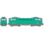 MB-204.S-Ree Modeles MB204.S BB 9289 electric locomotive, Green, reinforced sleepers, PARIS SO, sound, motorized pantographs