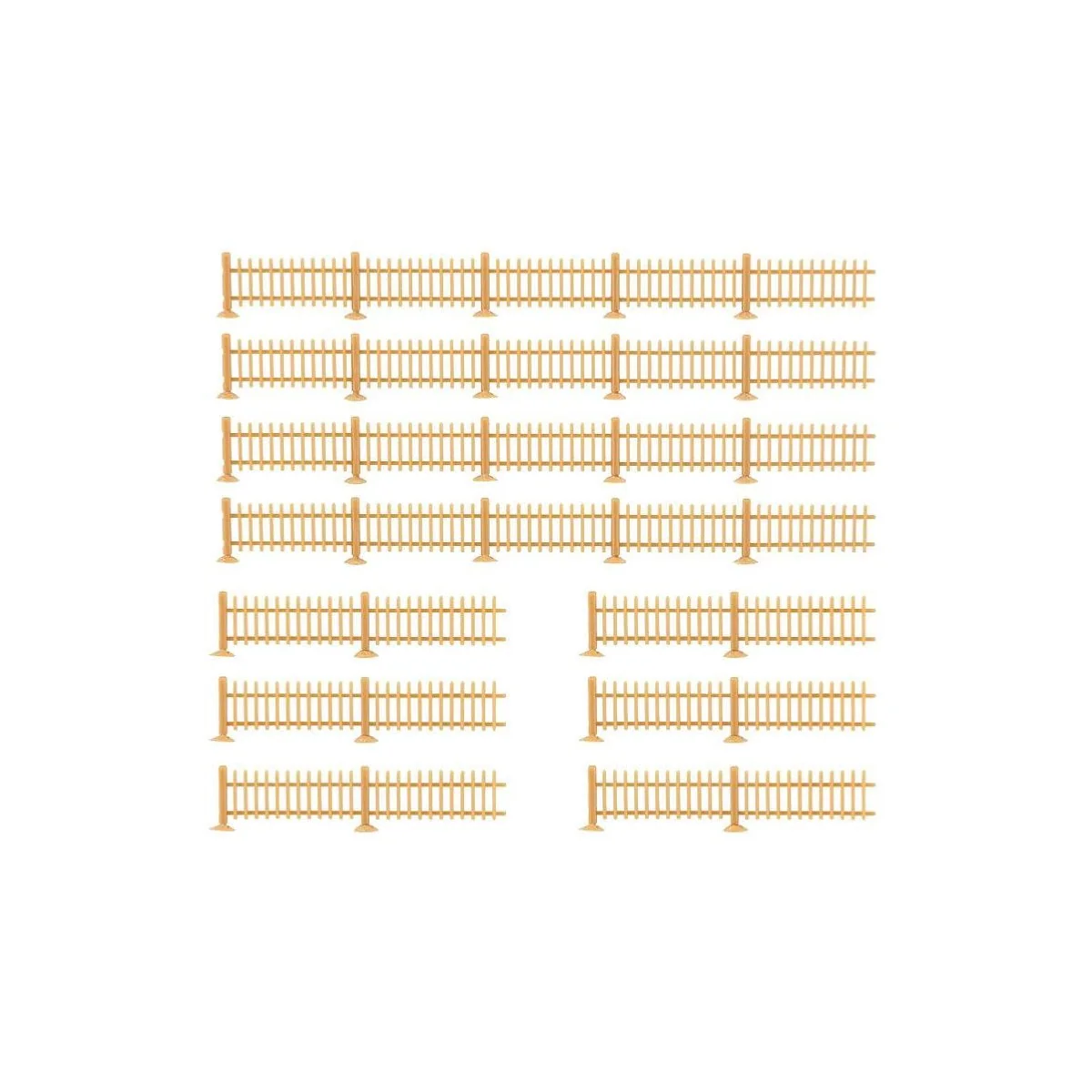 Faller 180415 Model Kit, Slatted Fence, 1060mm - Faller_180415