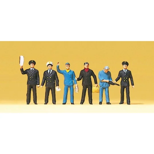 Preiser 10086 Personnages, cheminots Français Preiser Preiser_10086 - 1 Preiser_10086-Preiser 10086 Personnages, cheminots Français