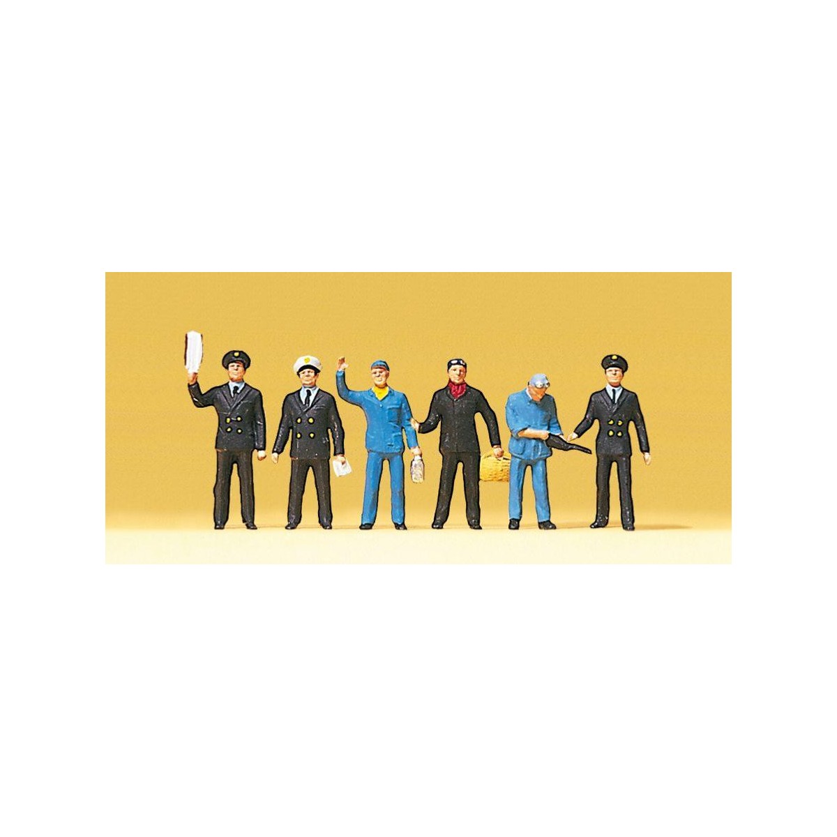 Preiser 10086 Characters, French Railway Workers - Preiser_10086