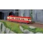 MB-229-Ree Modeles MB229 Autorail X 2913, 1ère classe, Rouge et Crème, Toit rouge, VAISE, SNCF