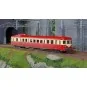 Ree Modeles MB231.S Autorail X 2900, 1ère classe, Rouge et Crème, Toit rouge, TOULOUSE, SNCF, digital sonore Ree Modeles MB-231. MB-231.S-Ree Modeles MB231.S Autorail X 2900, 1ère classe, Rouge et Crème, Toit rouge, TOULOUSE, SNCF, digital sonore
