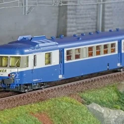 Ree Modeles MB232.S Autorail X 2853 modernisé, Bleu, Logo en relief, TOULOUSE, SNCF, digital sonore Ree Modeles MB-232.S - 1