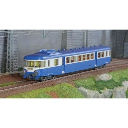 Ree Modeles MB232.S Modernized X 2853 Railcar, Blue, Embossed Logo,...