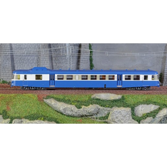 MB-232-Ree Modeles MB232 Modernized X 2853 Railcar, Blue, Embossed Logo, TOULOUSE, SNCF