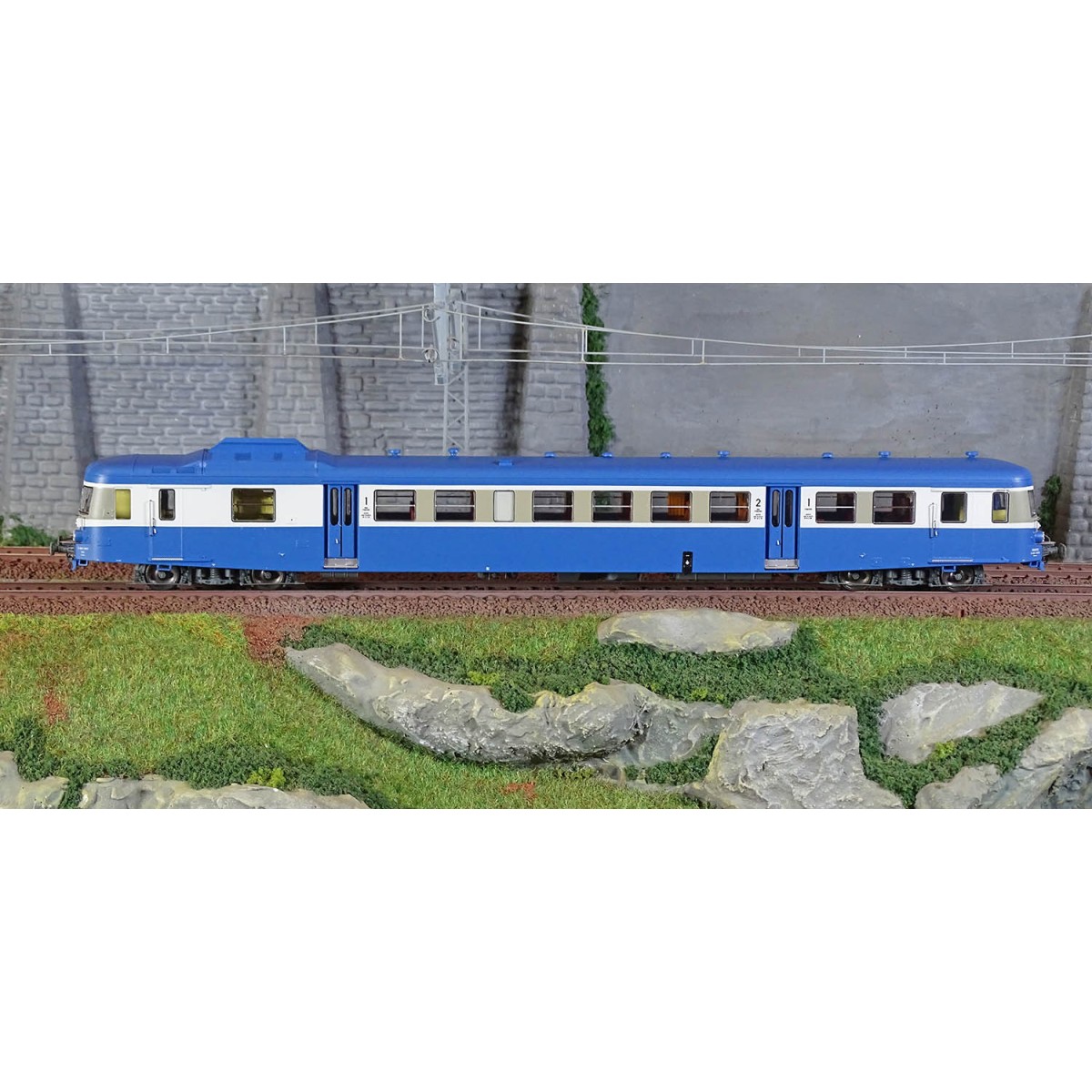 Ree Modeles MB232 Autorail X 2853 modernisé, Bleu, Logo en relief, TOULOUSE, SNCF Ree Modeles MB-232 - 2