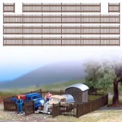 Busch 6007 Slatted Fence with Gates - Busch - Busch_6007