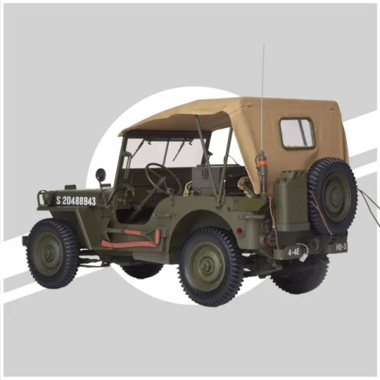 IXC.JPW.FK-Jeep Willys et accessoires 1/8 - IXO