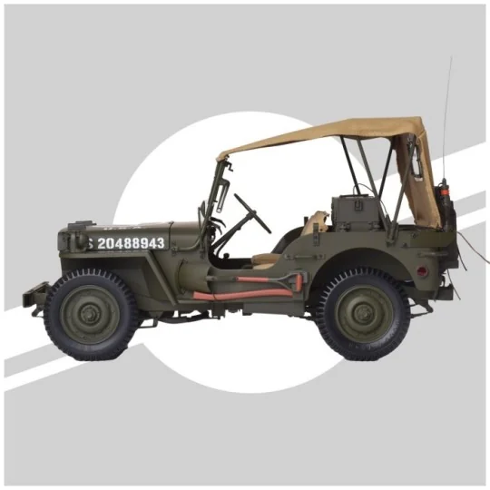 IXC.JPW.FK-Jeep Willys et accessoires 1/8 - IXO