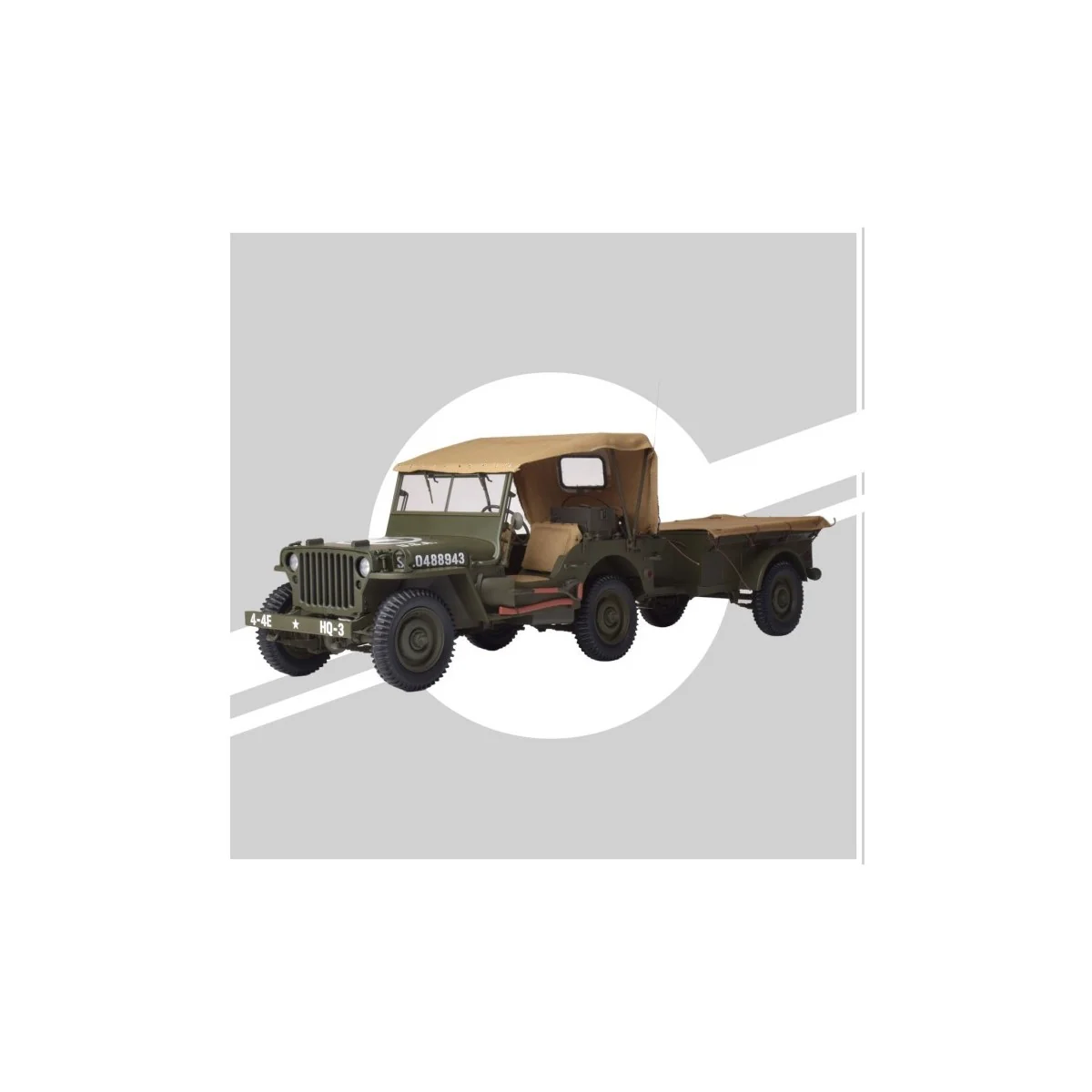 Jeep Willys et accessoires 1/8 - IXO IXO Models IXC.JPW.FK - 5