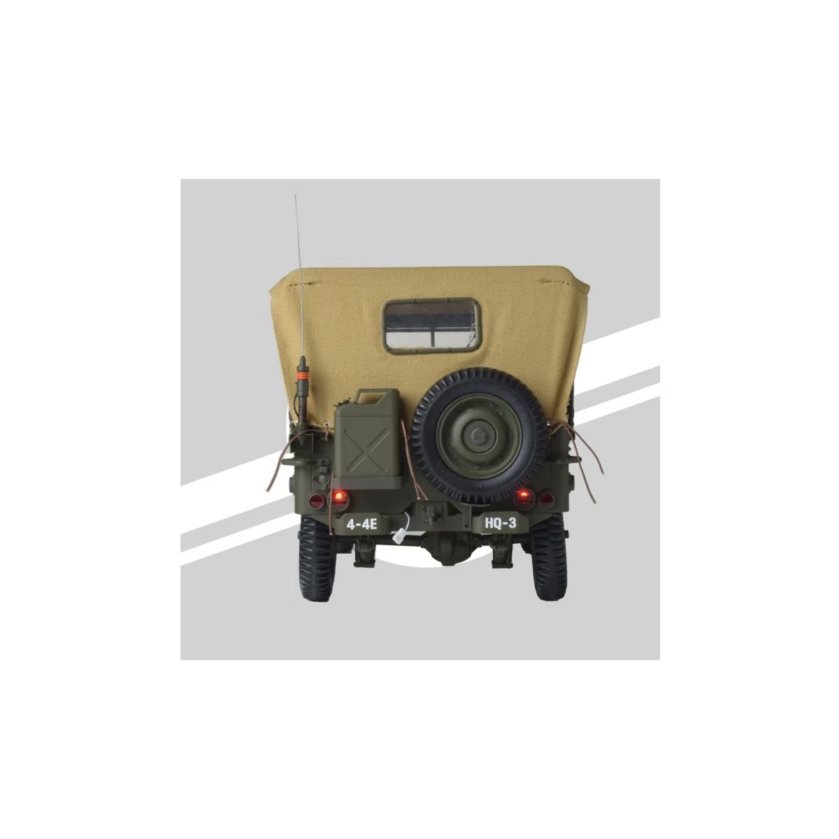 Jeep Willys and accessories 1/8 - IXO - IXC.JPW.FK