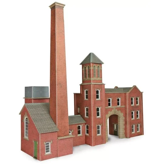 MET-PO284-Metcalfe PO284 Model, Boiler Room and Factory Entrance