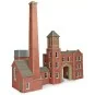 MET-PO284-Metcalfe PO284 Maquette, Chaufferie et entrée d'usine