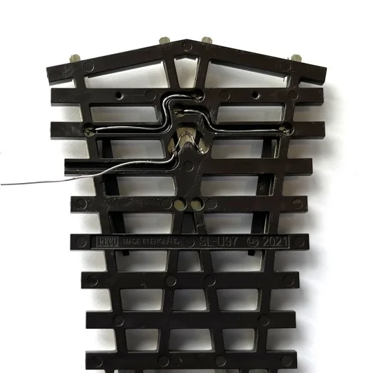 Peco_SL-U97-Peco SLU97 Aiguillage symétrique Y unifrog 148mm 24° R 610mm Streamline code 100