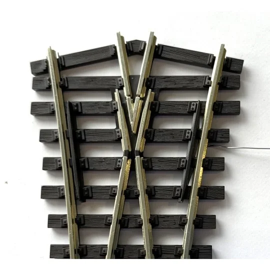 Peco_SL-U97-Peco SLU97 Symmetrical Y-shaped unifrog turnout 148mm 24° R 610mm Streamline code 100