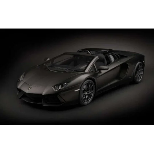 HK121F-Pocher HK121 Lamborghini Aventador LP 700-4 Roadster Nero Nemesis Matte Black 1/8 - HK121F
