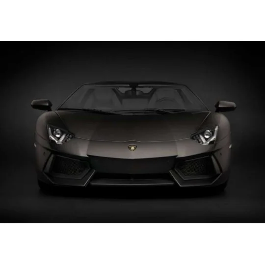HK121F-Pocher HK121 Lamborghini Aventador LP 700-4 Roadster Nero Nemesis Matte Black 1/8