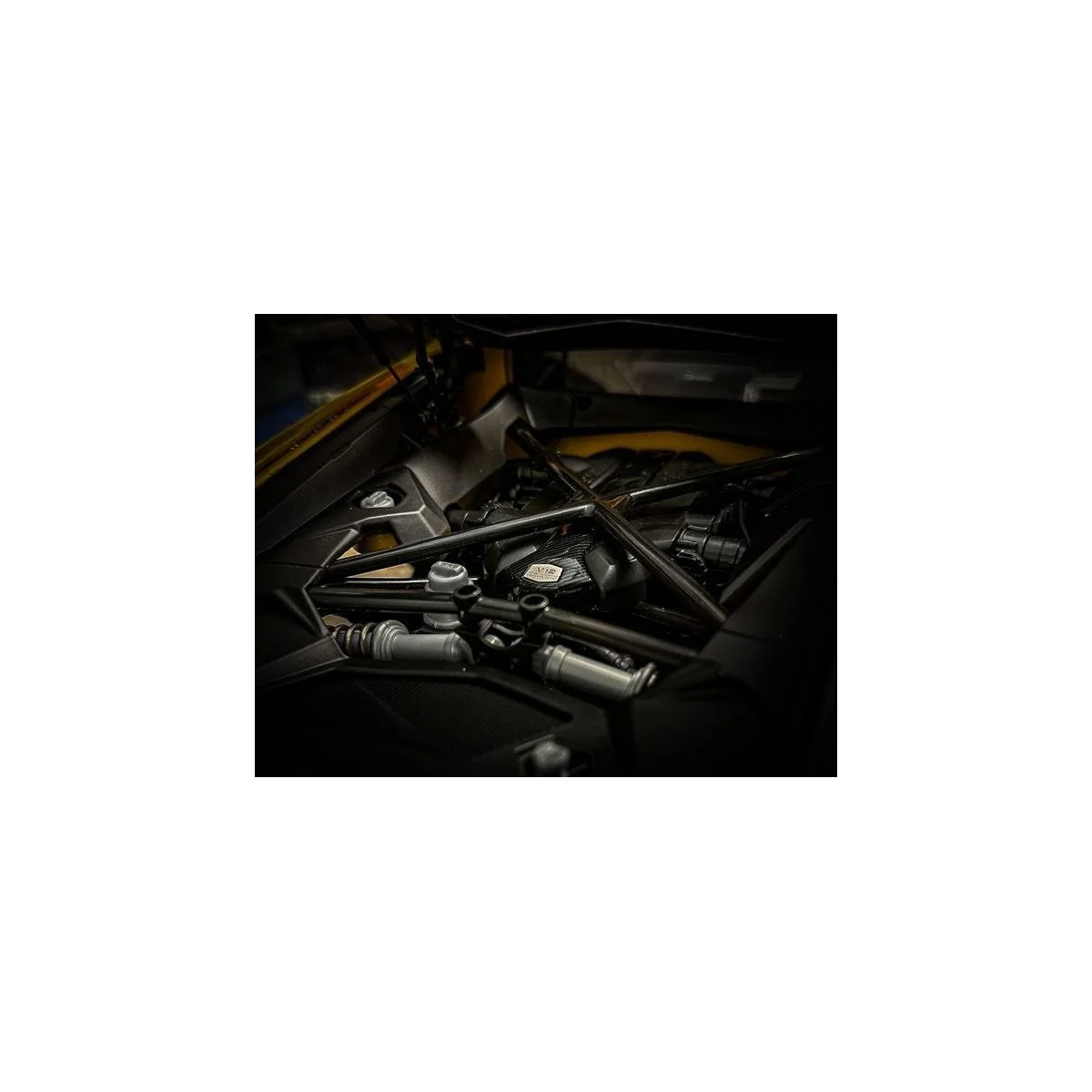 Pocher HK121 Lamborghini Aventador LP 700-4 Roadster Nero Nemesis M...