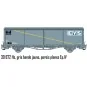 LS Models 30672 EVS Wagon, HS, SNCF, grey, yellow stripe, flat sides Lsm_30672-LS Models 30672 EVS Wagon, HS, SNCF, grey, yellow stripe, flat sides