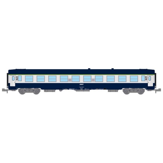 NW-190-REE Modeles NW190 Voiture Couchette UIC B9c9x, toit bas, Livrée TEN, Logo encadré