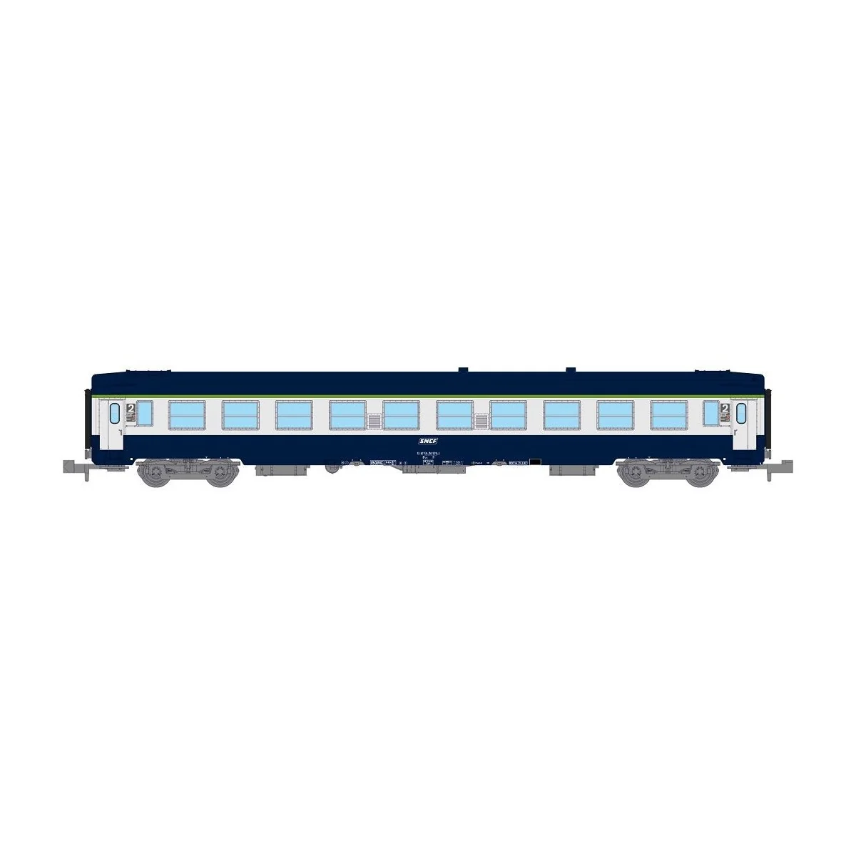 REE Modeles NW190 UIC B9c9x Sleeping Car, Low Roof, TEN Livery, Fra... REE Modeles NW190 UIC B9c9x Sleeping Car, Low Roof, TEN Livery, Fra...