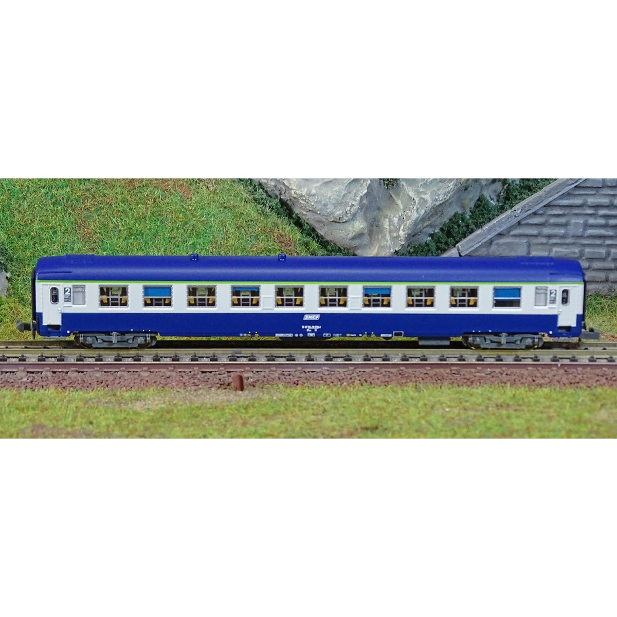 REE Modeles NW190 UIC B9c9x Sleeping Car, Low Roof, TEN Livery, Fra...