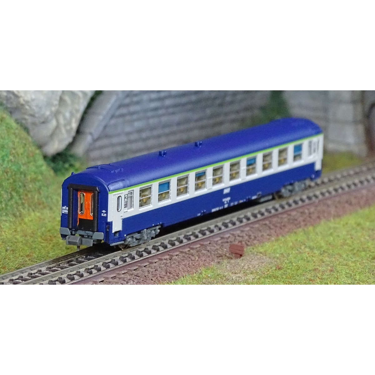 REE Modeles NW190 UIC B9c9x Sleeping Car, Low Roof, TEN Livery, Fra...