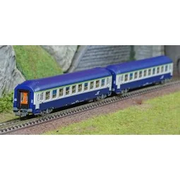 REE Modeles NW195 Set of 2 UIC B9c9x Sleeping Cars, High Roof, TEN ...