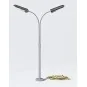 Piko_55755-Piko 55755 Eclairage, Lampadaire Double 12cm, avec LED, câblé